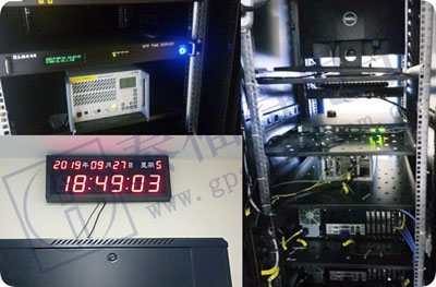  機場時統(tǒng)設備成功上架實景圖